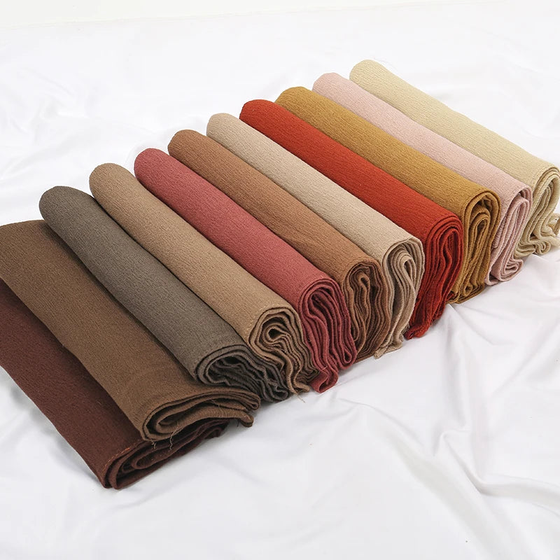 Solid Cotton-Rayon Hijab