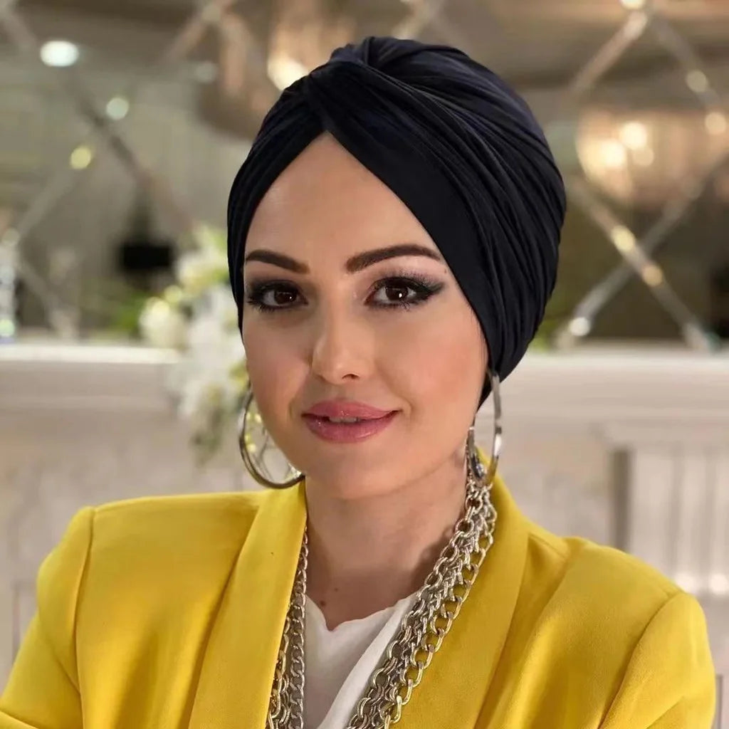 Elegant Modal Hat Hijab for Woman