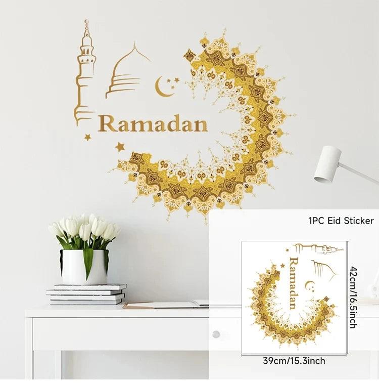 Eid Mubarak Window Stickers