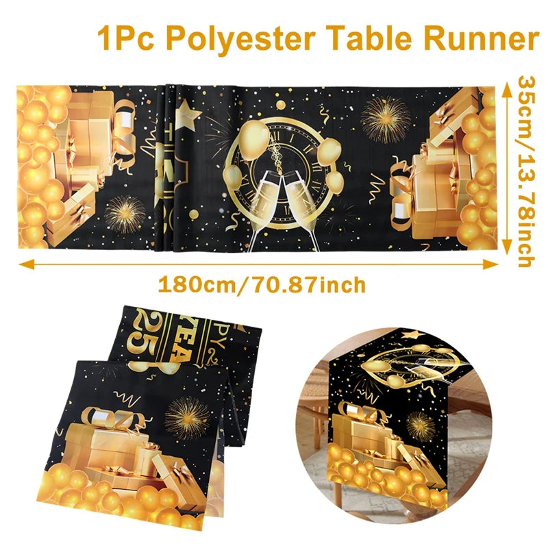 Ramadan Decoration 2025 Table Runner EID Mubarak Decor For Home Tablecloth Ramadan Kareem Islamic Muslim Party Eid Al Adha Gifts