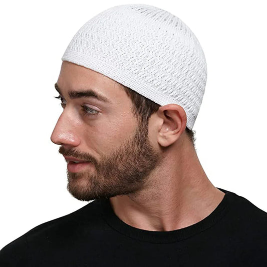 Winter Knitted Muslim Prayer Hat