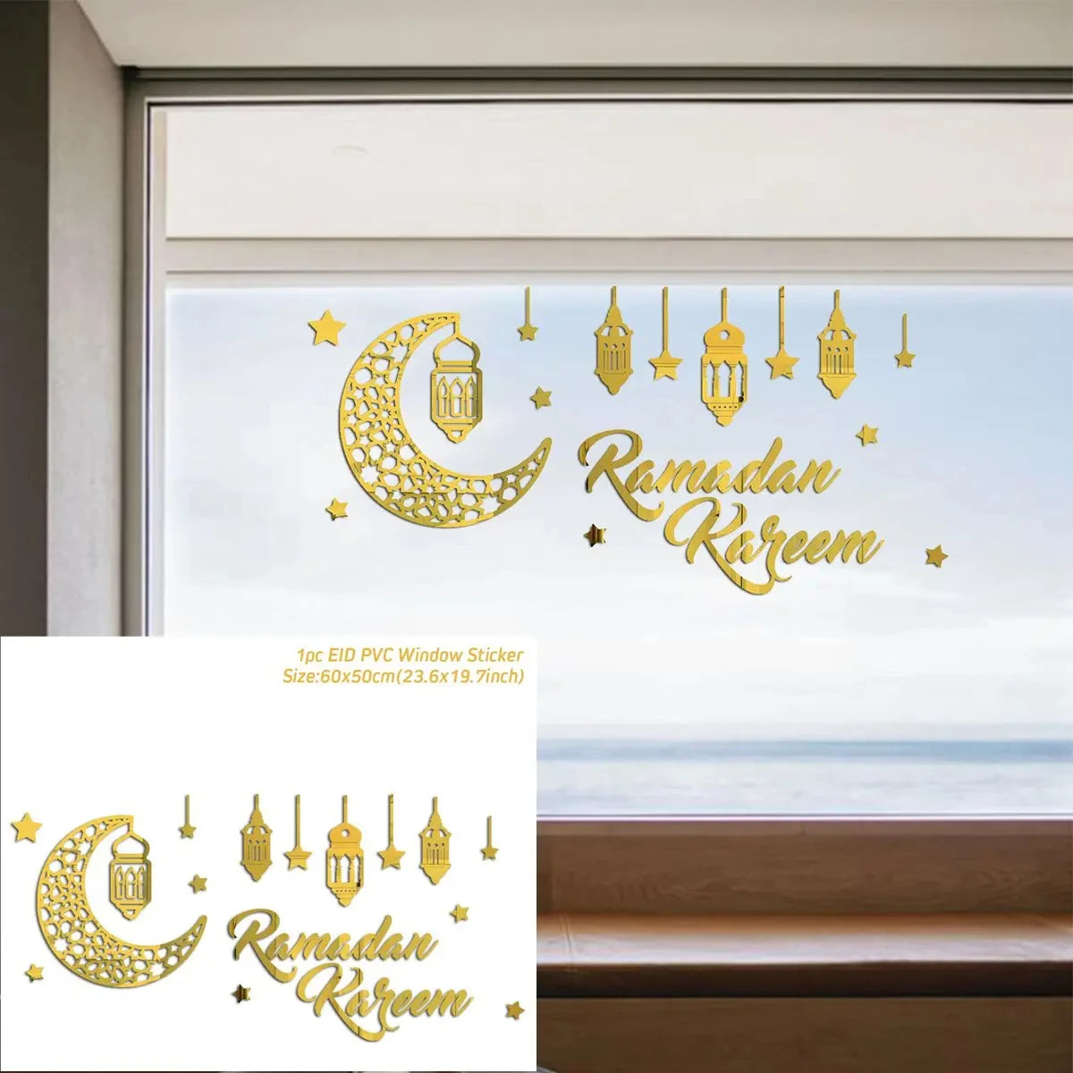 Eid Mubarak Window Stickers