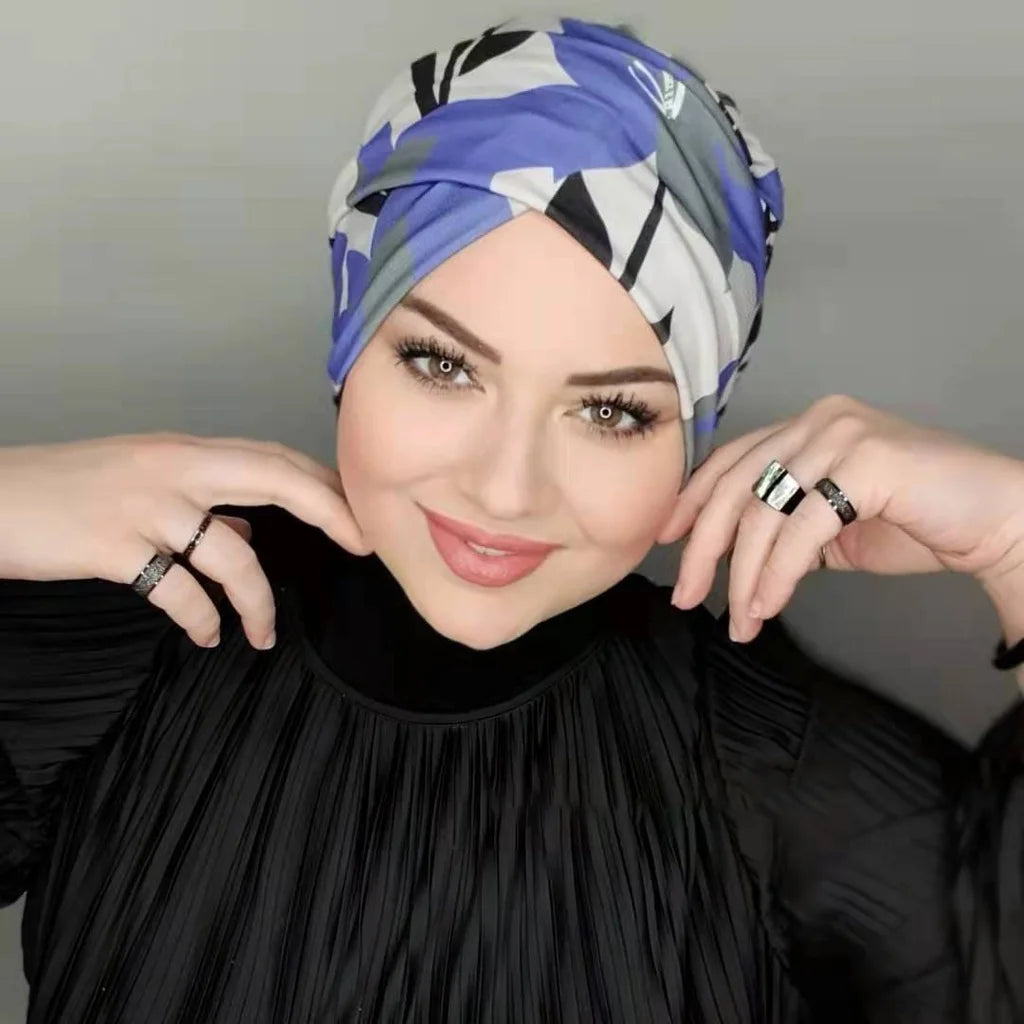 Elegant Modal Hat Hijab for Woman