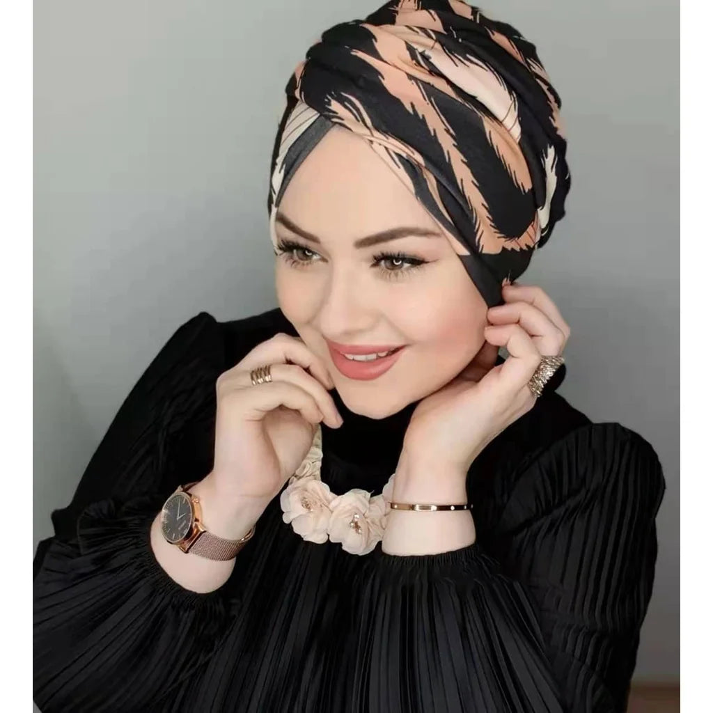 Elegant Modal Hat Hijab for Woman