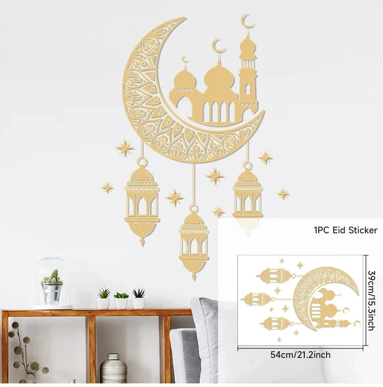 Eid Mubarak Window Stickers