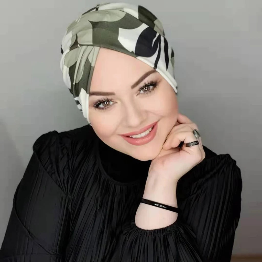 Elegant Modal Hat Hijab for Woman