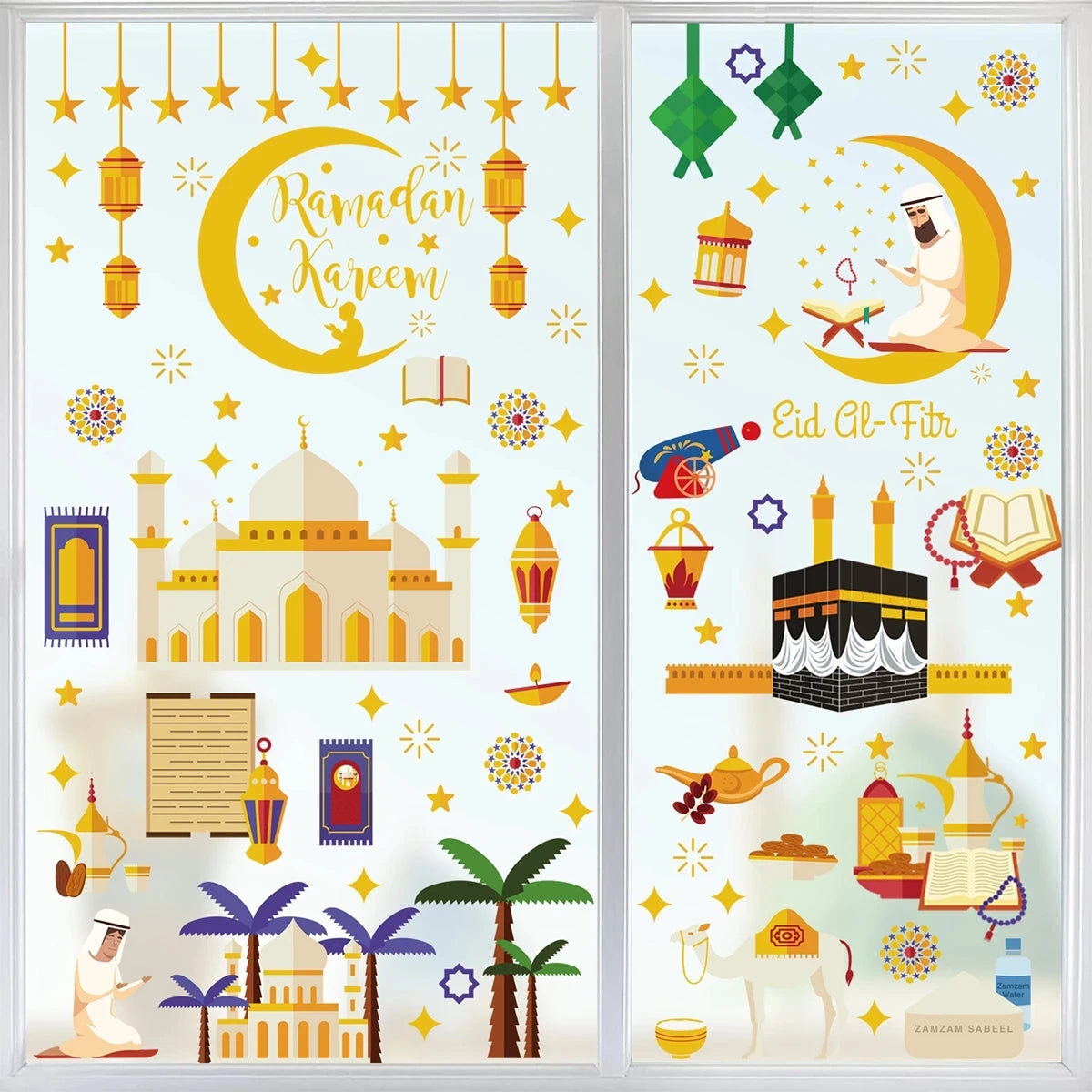 Eid Mubarak Window Stickers